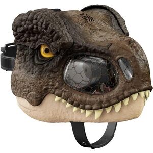 Mattel Jurassic World Dominion Chomp N Roar Tyrannosaurus Rex Dinosaur Mask
